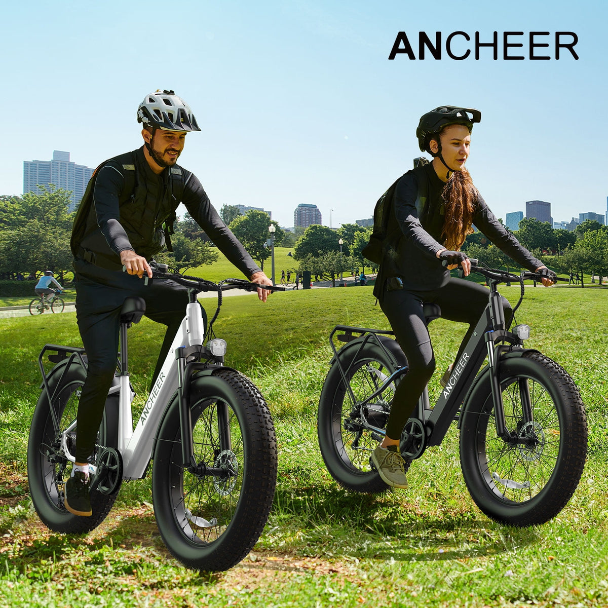 ANCHEER Fat Tire Electric Bike – 1000W Peak, 28 MPH, UL2849 Certified