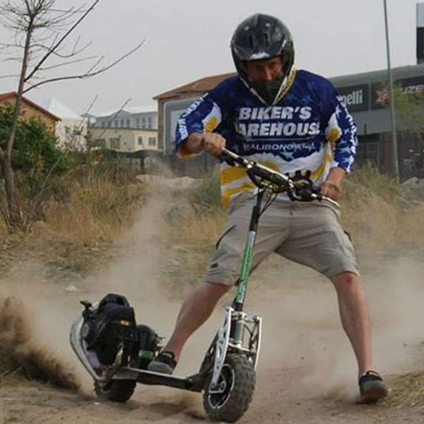Uber Scoot 2 Speed 71cc Big Wheel Off Road Adult Petrol Scooter
