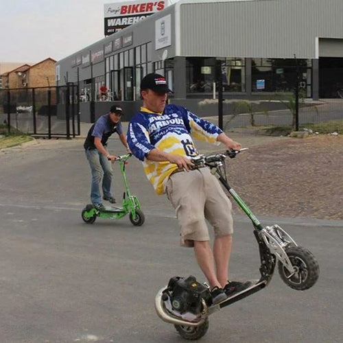 Uber Scoot 2 Speed 71cc Big Wheel Off Road Adult Petrol Scooter