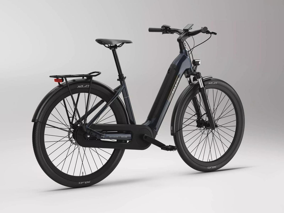 Raleigh Motus Hub Electric Hybrid Bike - Night Blue, Bosch