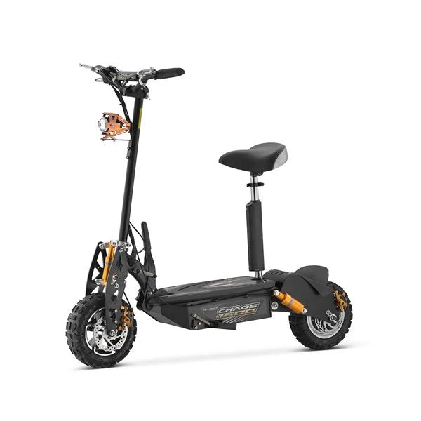 Chaos 48v 1600w Hub Drive Off Road Black Adult Electric Scooter