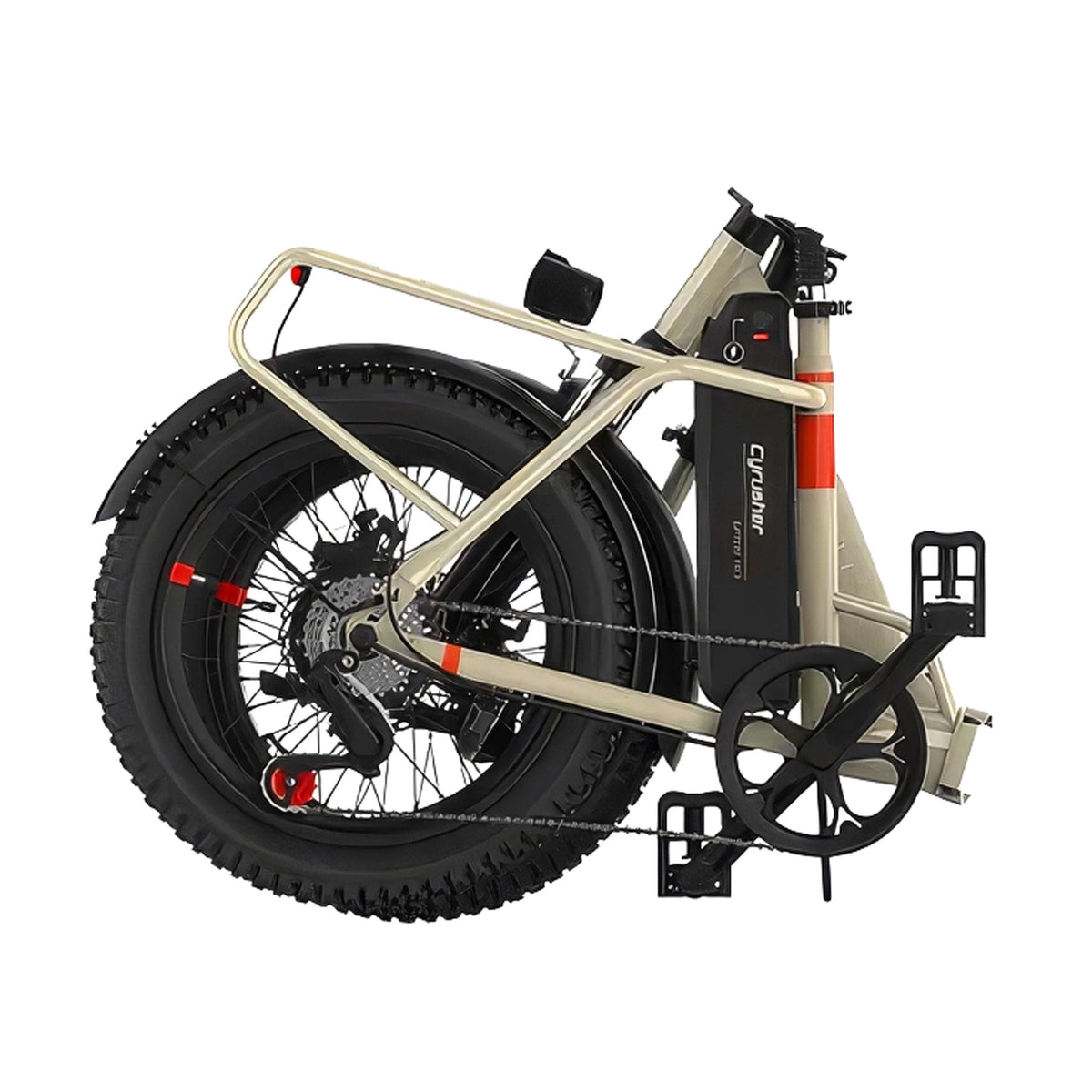 Cyrusher Loop Foldable Electric Bike - 250W Power | 10.4Ah Battery | 15.5mph Speed | 45mi Range