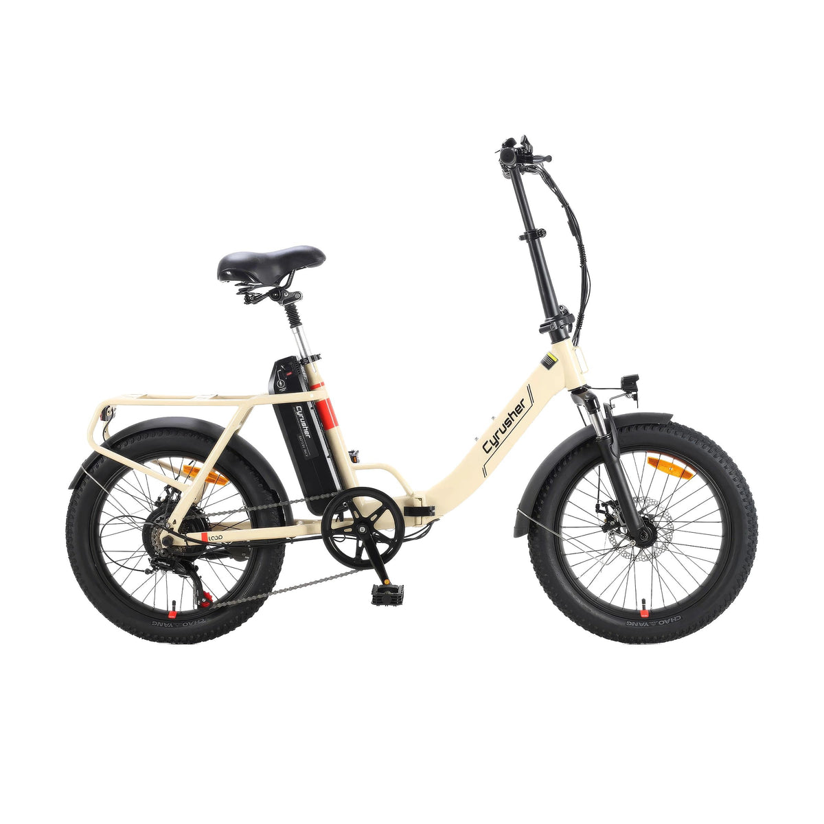 Cyrusher Loop Foldable Electric Bike - 250W Power | 10.4Ah Battery | 15.5mph Speed | 45mi Range