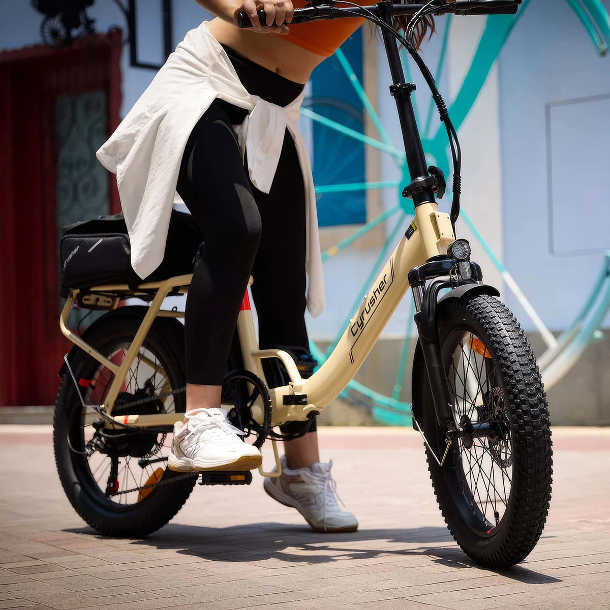 Cyrusher Loop Foldable Electric Bike - 250W Power | 10.4Ah Battery | 15.5mph Speed | 45mi Range