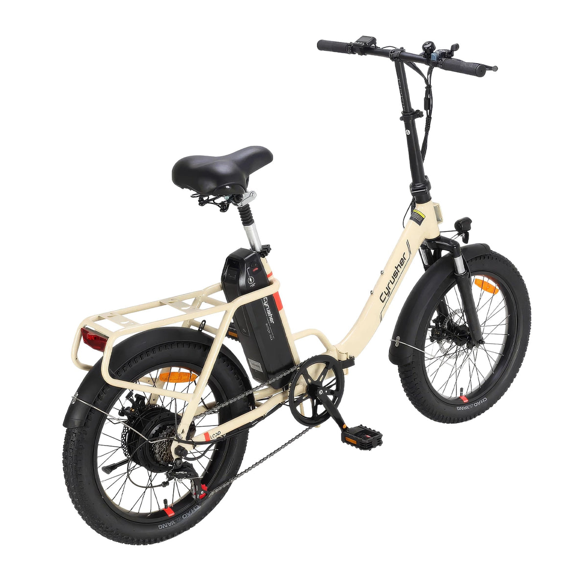Cyrusher Loop Foldable Electric Bike - 250W Power | 10.4Ah Battery | 15.5mph Speed | 45mi Range