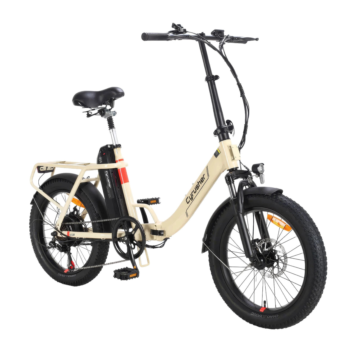 Cyrusher Loop Foldable Electric Bike - 250W Power | 10.4Ah Battery | 15.5mph Speed | 45mi Range