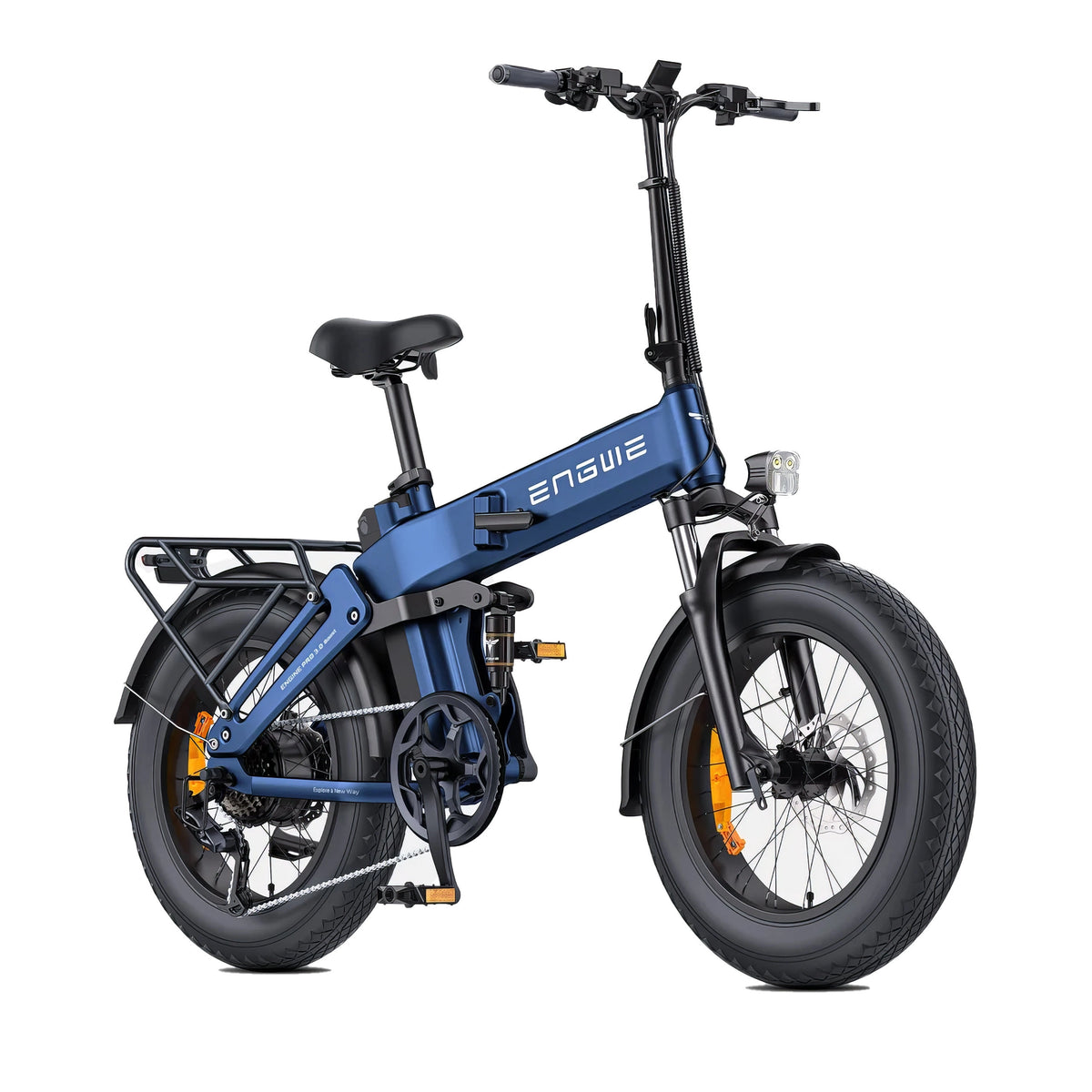 Engwe Engine Pro 3.0 Boost Foldable Electric Bike - 250W Power | 15Ah Battery | 15.5mph Speed | 80mi Range
