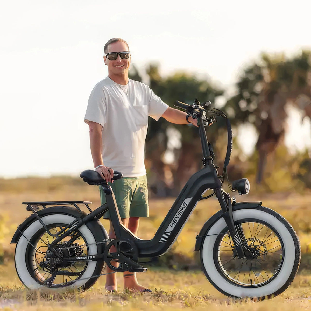 Heybike Ranger S 2.0 Foldable Electric Bike - 250W Power | 14.4Ah Battery | 15.5mph Speed | 55mi Range