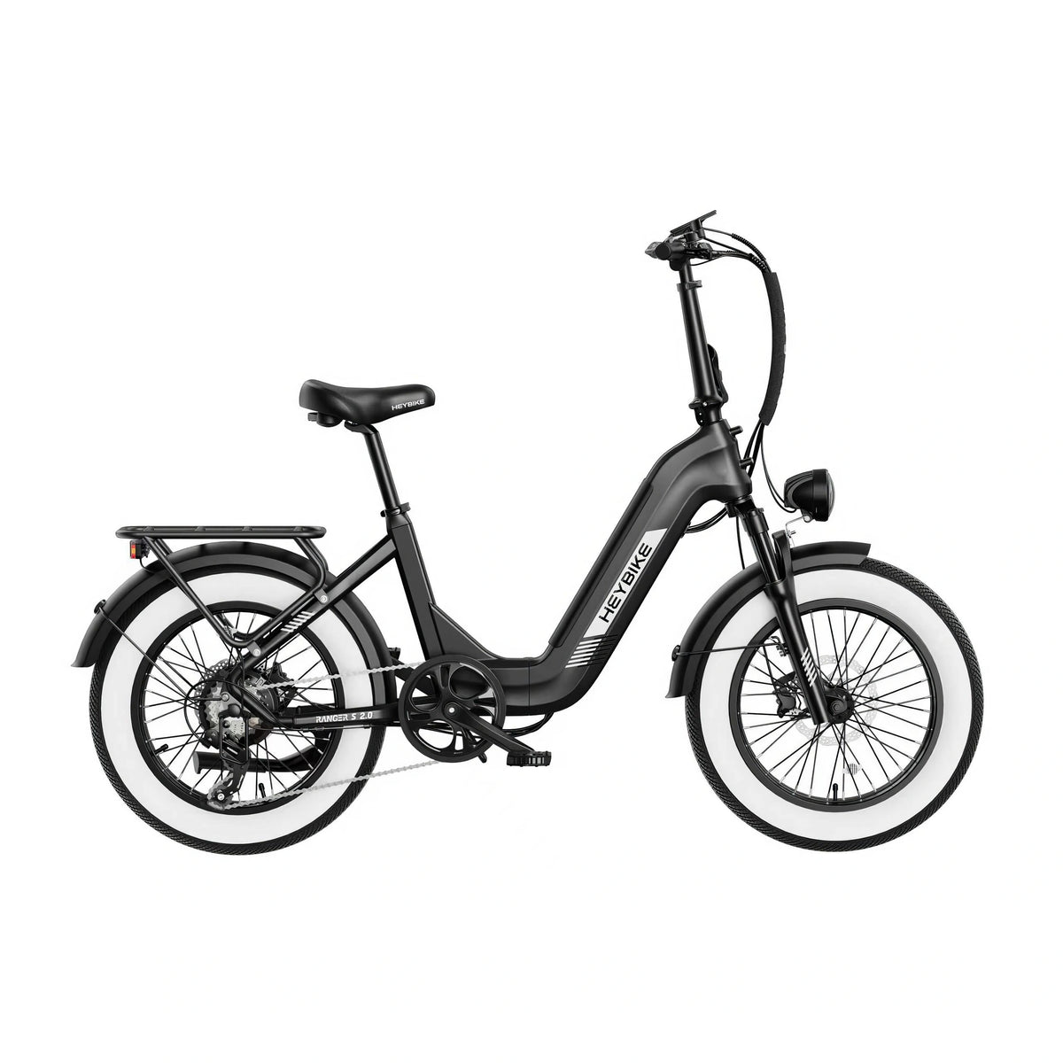 Heybike Ranger S 2.0 Foldable Electric Bike - 250W Power | 14.4Ah Battery | 15.5mph Speed | 55mi Range