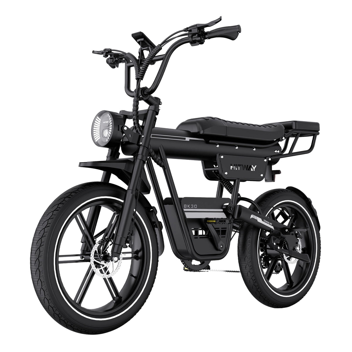 Hitway BK30 Electric Bike - 250W Power | 23.4Ah Battery | 15.5mph Speed | 112mi Range